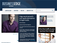 Tablet Screenshot of businessedge.ca